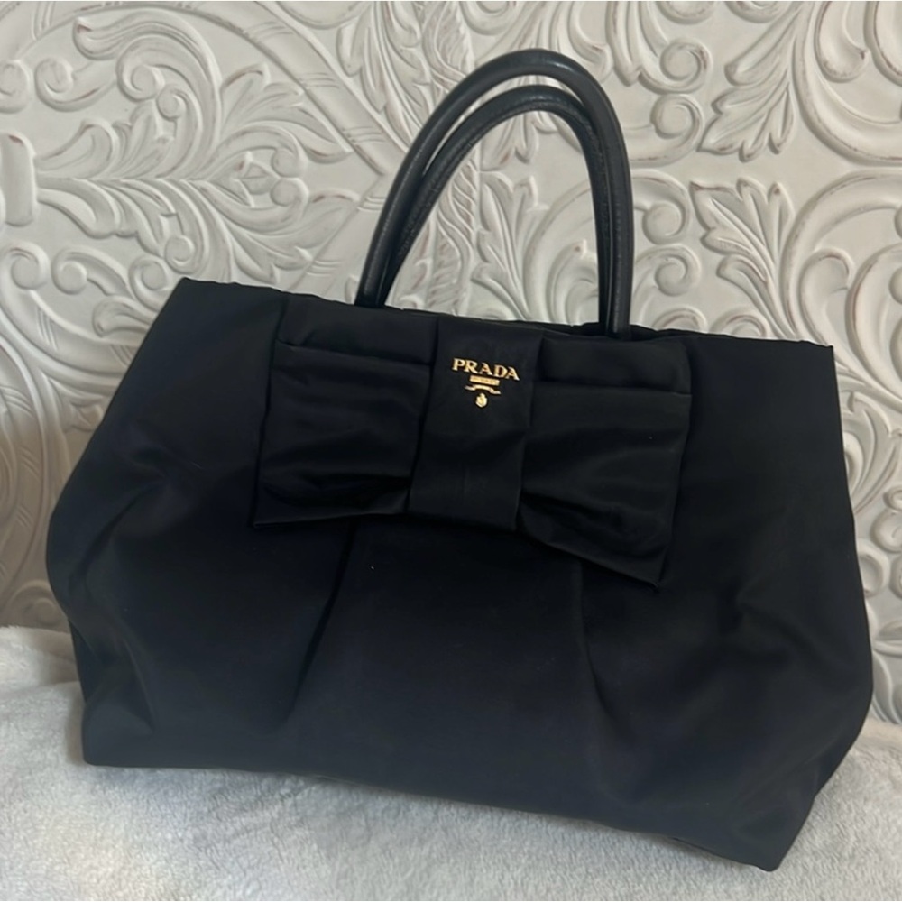 Authentic Prada Nylon Bow Bag